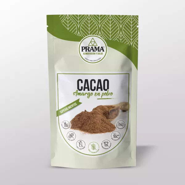 CACAO - Amargo en Polvo x 100 grs. PRAMA